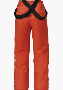 CHILDREN SCHÖFFEL Ski<Ski pants with adjustable braces orange