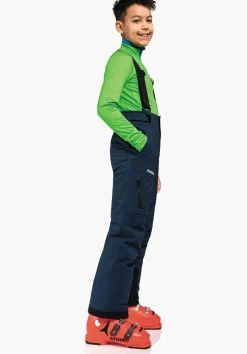 CHILDREN SCHÖFFEL Ski<Ski pants with adjustable braces orange