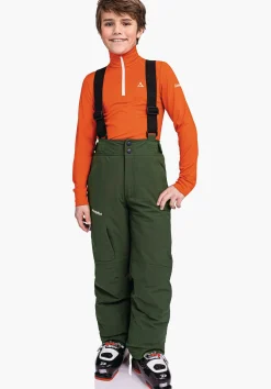 CHILDREN SCHÖFFEL Ski<Ski pants with adjustable braces orange