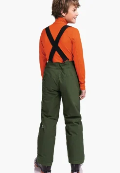 CHILDREN SCHÖFFEL Ski<Ski pants with adjustable braces orange