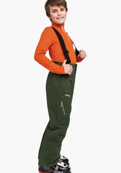 CHILDREN SCHÖFFEL Ski<Ski pants with adjustable braces orange