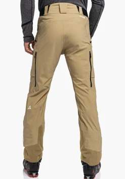 MEN SCHÖFFEL Ski Tour|Skiing|Mountaineering|Pants Long<Ski touring pants with 4-way stretch beige