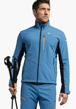 MEN SCHÖFFEL Trek & Hike|Outdoor Jackets<Softshell jacket in performance material orange