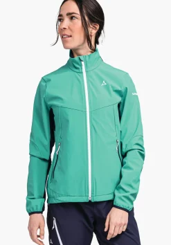 WOMEN SCHÖFFEL Trek & Hike|Outdoor Jackets<Softshell jacket in performance material green