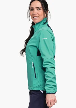 WOMEN SCHÖFFEL Trek & Hike|Outdoor Jackets<Softshell jacket in performance material green