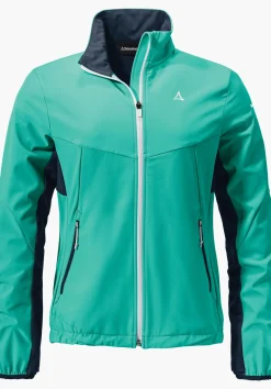 WOMEN SCHÖFFEL Trek & Hike|Outdoor Jackets<Softshell jacket in performance material green