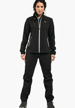 WOMEN SCHÖFFEL Outdoor Jackets<Softshell jacket in performance material green