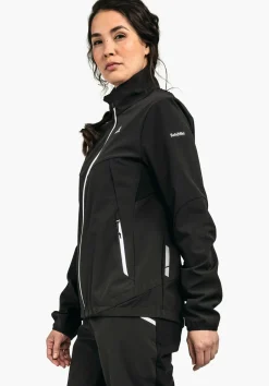 WOMEN SCHÖFFEL Outdoor Jackets<Softshell jacket in performance material green