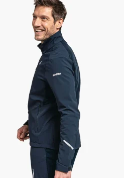 MEN SCHÖFFEL Trek & Hike|Outdoor Jackets<Softshell jacket in performance material orange