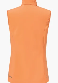 WOMEN SCHÖFFEL <Softshell vest in purist design orange