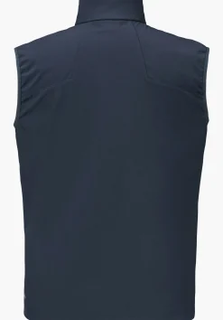 MEN SCHÖFFEL <Softshell vest in purist design grün