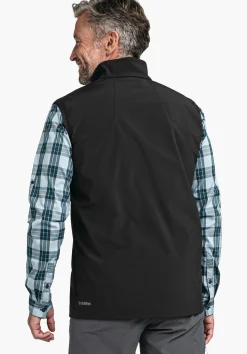 MEN SCHÖFFEL Trek & Hike<Softshell vest in purist design grün