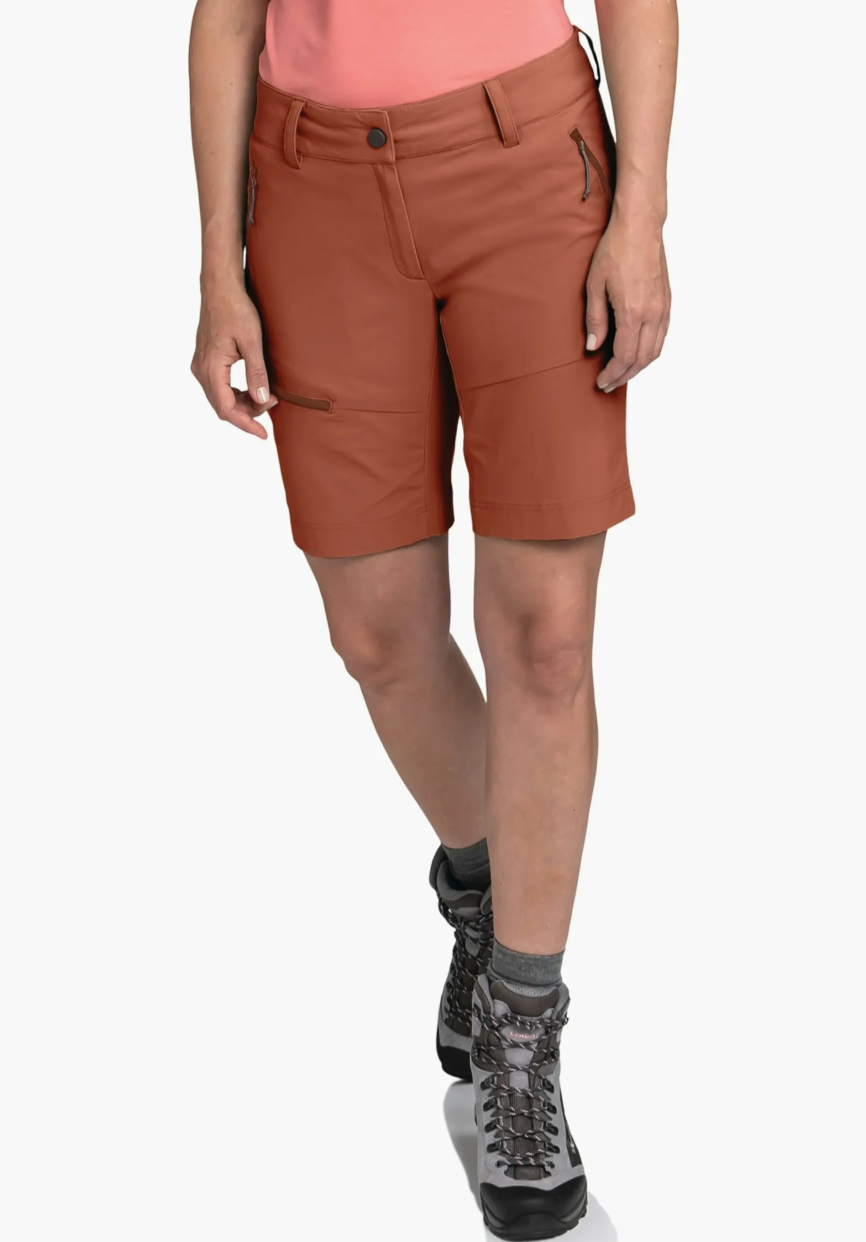 WOMEN SCHÖFFEL Trek & Hike|Pants Short<Sporty, comfortable hiking shorts red