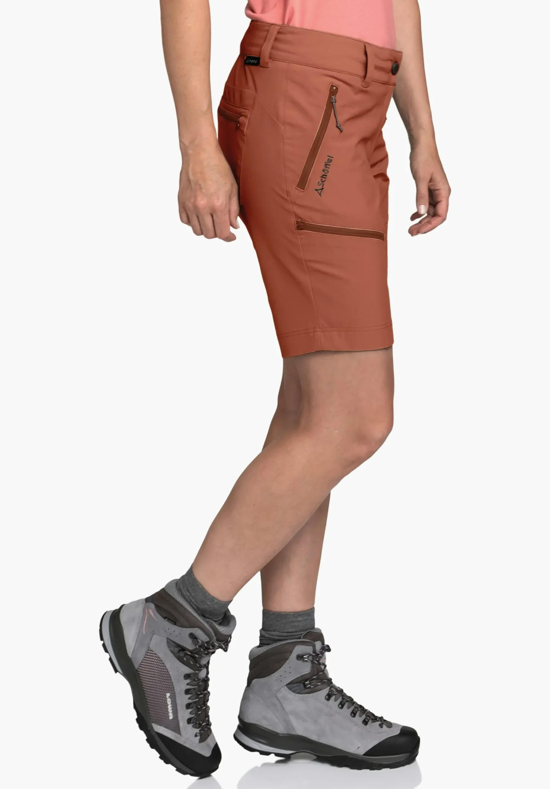 WOMEN SCHÖFFEL Trek & Hike|Pants Short<Sporty, comfortable hiking shorts red