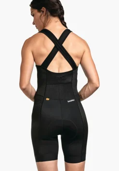 WOMEN SCHÖFFEL Bike|Inner Pants<Sporty cycling inner pants with suspenders black