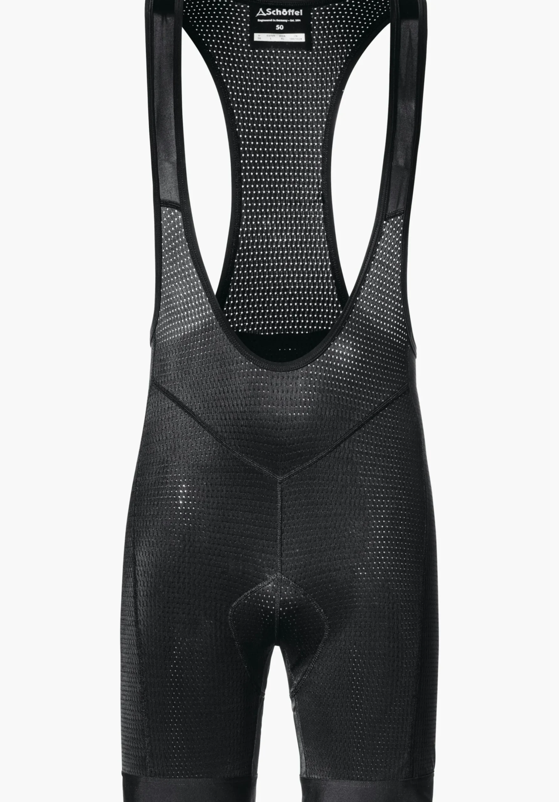 MEN SCHÖFFEL Bike|Inner Pants<Sporty cycling inner pants with suspenders black