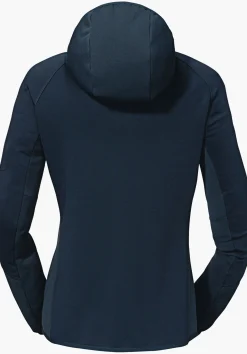 WOMEN SCHÖFFEL <Sporty fleece hoody in material mix red