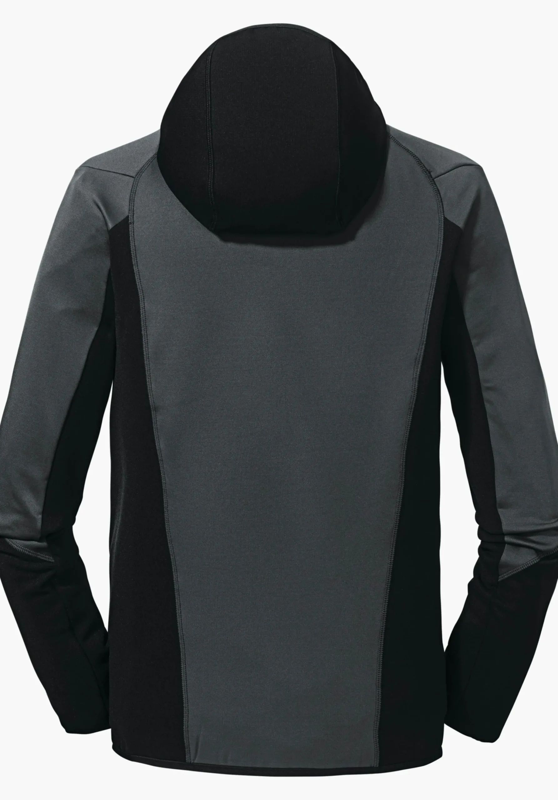 MEN SCHÖFFEL Trek & Hike<Sporty fleece hoody in material mix orange
