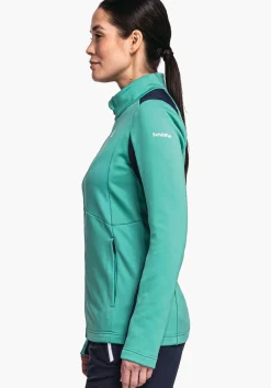 WOMEN SCHÖFFEL Skiing<Sporty recycled fleece jacket red