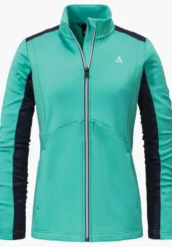 WOMEN SCHÖFFEL Skiing<Sporty recycled fleece jacket red