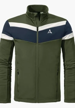 MEN SCHÖFFEL Skiing<Sporty recycled fleece jacket orange