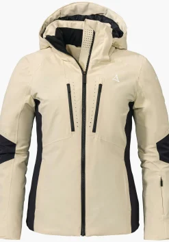WOMEN SCHÖFFEL Skiing<Sporty ski jacket with recycled filling beige