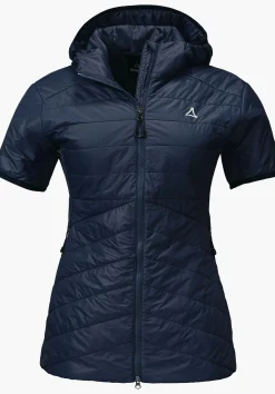 WOMEN SCHÖFFEL Ski Tour|Mountaineering<Sporty vest with recycled padding orange
