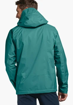 MEN SCHÖFFEL Trek & Hike|Outdoor Jackets<Stretchy rain jacket with pack-away bag orange
