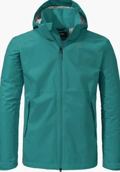 MEN SCHÖFFEL Trek & Hike|Outdoor Jackets<Stretchy rain jacket with pack-away bag orange