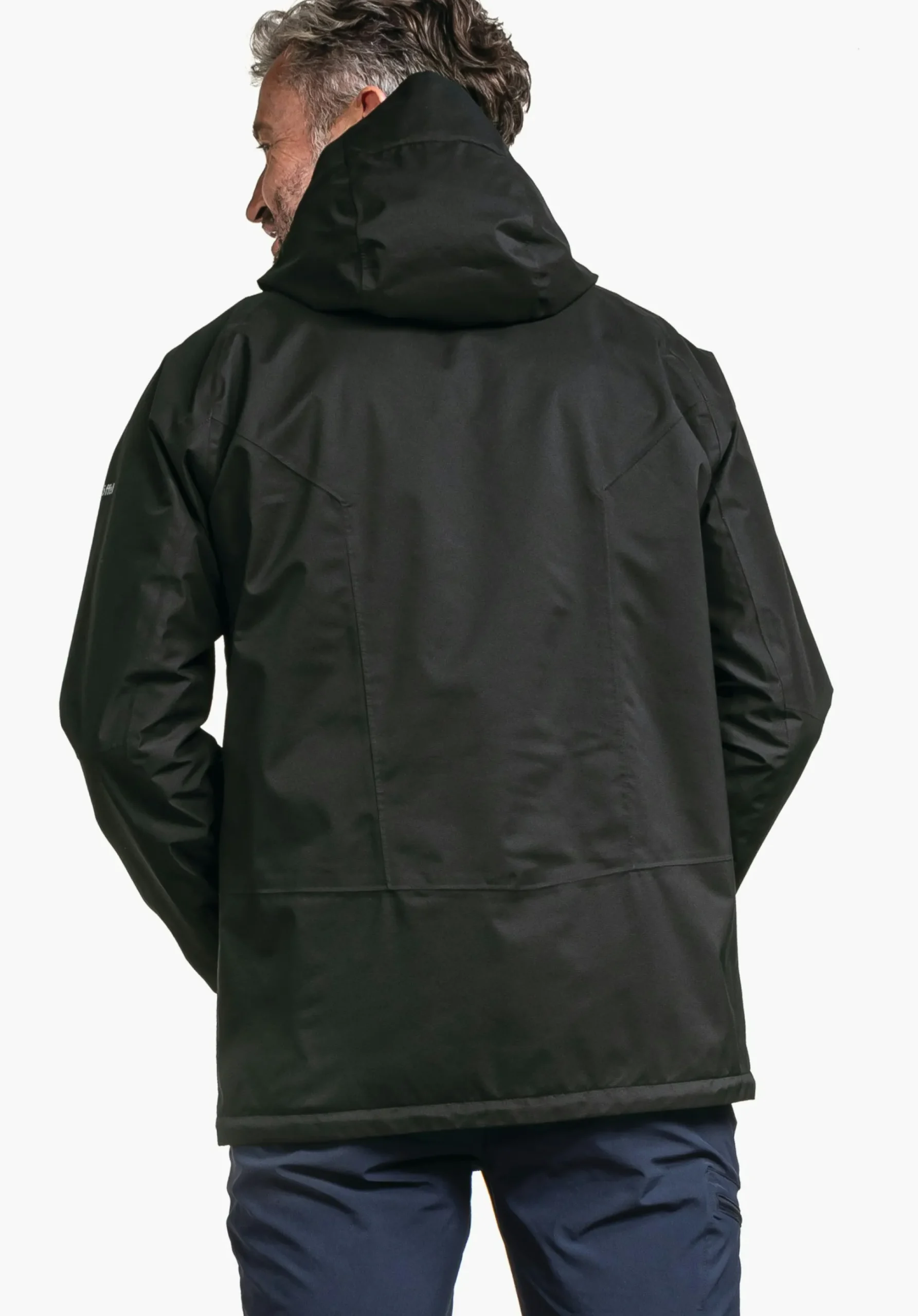 MEN SCHÖFFEL Trek & Hike|Outdoor Jackets<Stretchy rain jacket with pack-away bag orange