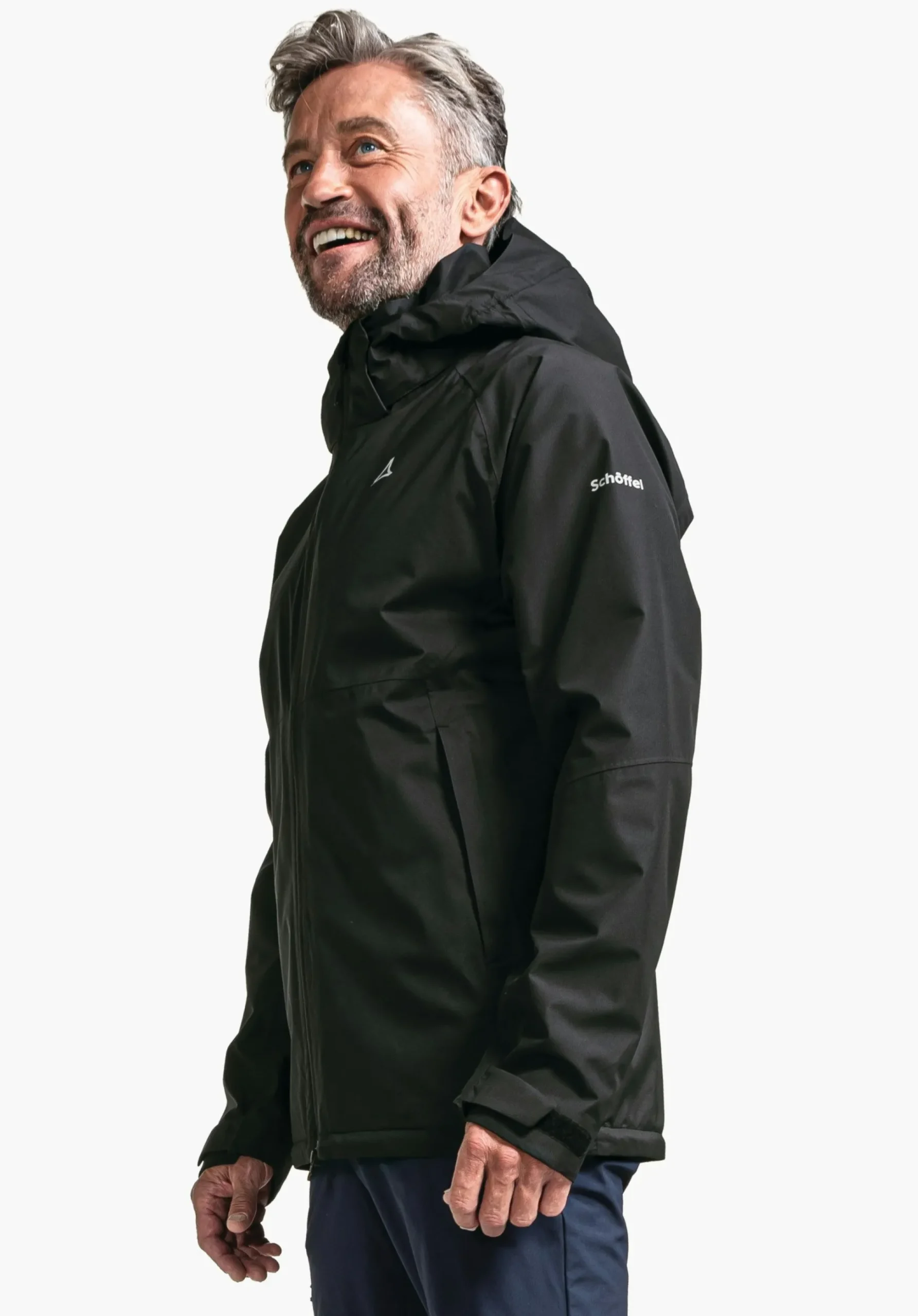 MEN SCHÖFFEL Trek & Hike|Outdoor Jackets<Stretchy rain jacket with pack-away bag orange
