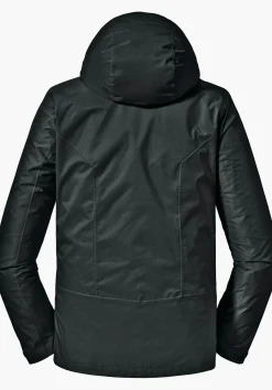 MEN SCHÖFFEL Trek & Hike|Outdoor Jackets<Stretchy rain jacket with pack-away bag orange