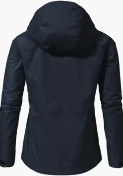 WOMEN SCHÖFFEL Trek & Hike|Outdoor Jackets<Stretchy rain jacket with pack-away bag red