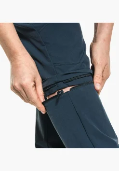 WOMEN SCHÖFFEL Trek & Hike|Pants Zip Off<Strong hiking pants with zip-off function purple