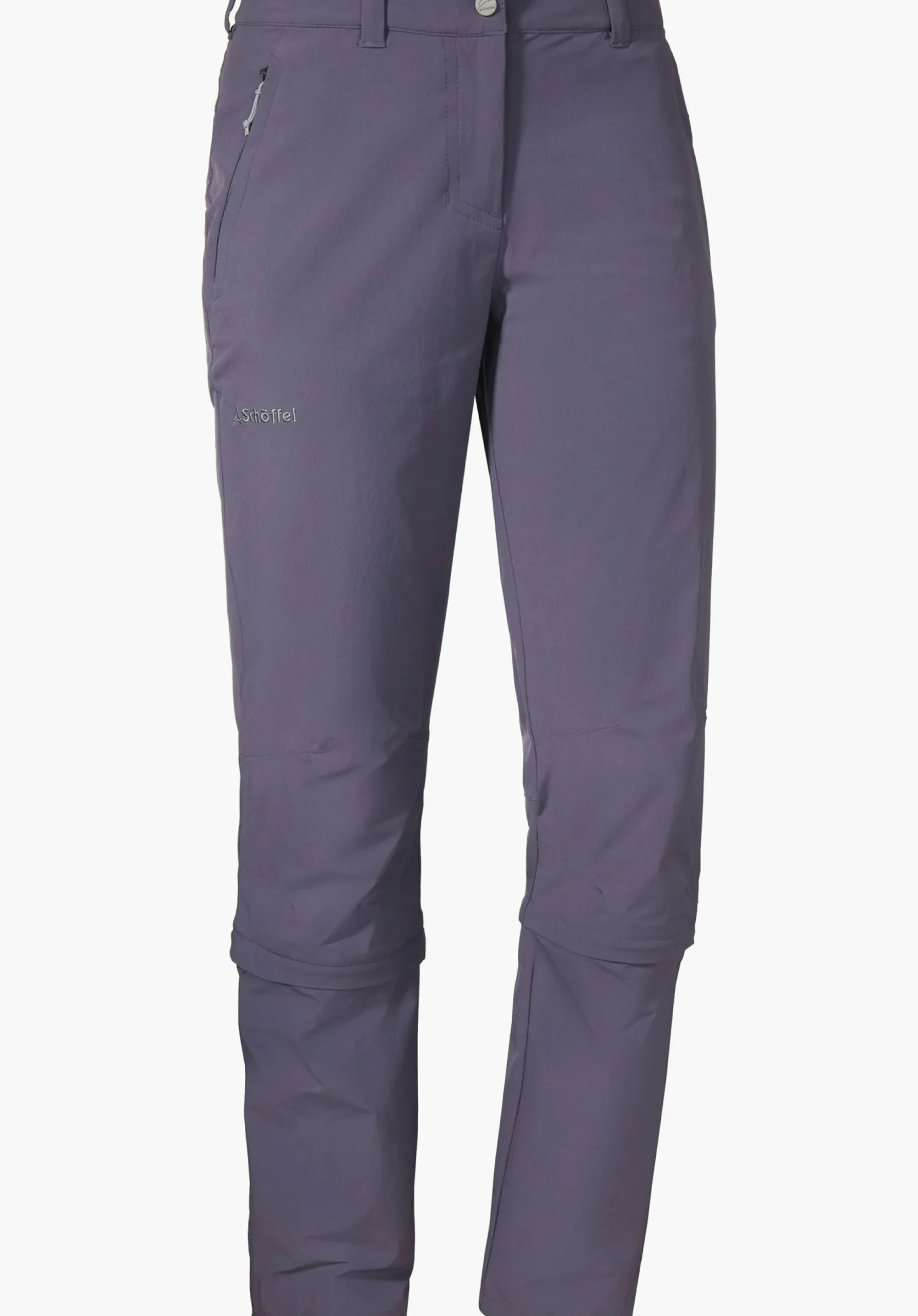 WOMEN SCHÖFFEL Trek & Hike|Pants Zip Off<Strong hiking pants with zip-off function purple