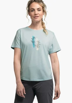 WOMEN SCHÖFFEL <Stylish & quick drying t-shirt weiß