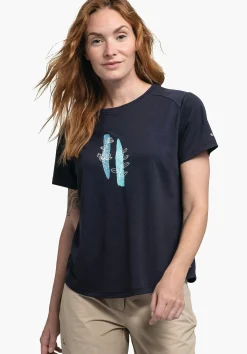 WOMEN SCHÖFFEL <Stylish & quick drying t-shirt weiß