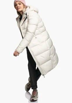 WOMEN SCHÖFFEL Travel/Leisure|Down- / Thermojacket<Stylish & super lightweight down coat white