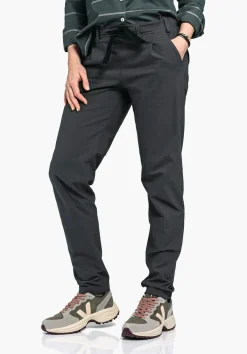 WOMEN SCHÖFFEL Travel/Leisure|Pants Long<Stylish and smart casual pants beige