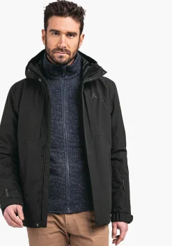 MEN SCHÖFFEL Travel/Leisure|Outdoor Jackets<Stylish and waterproof insulation jacket brown