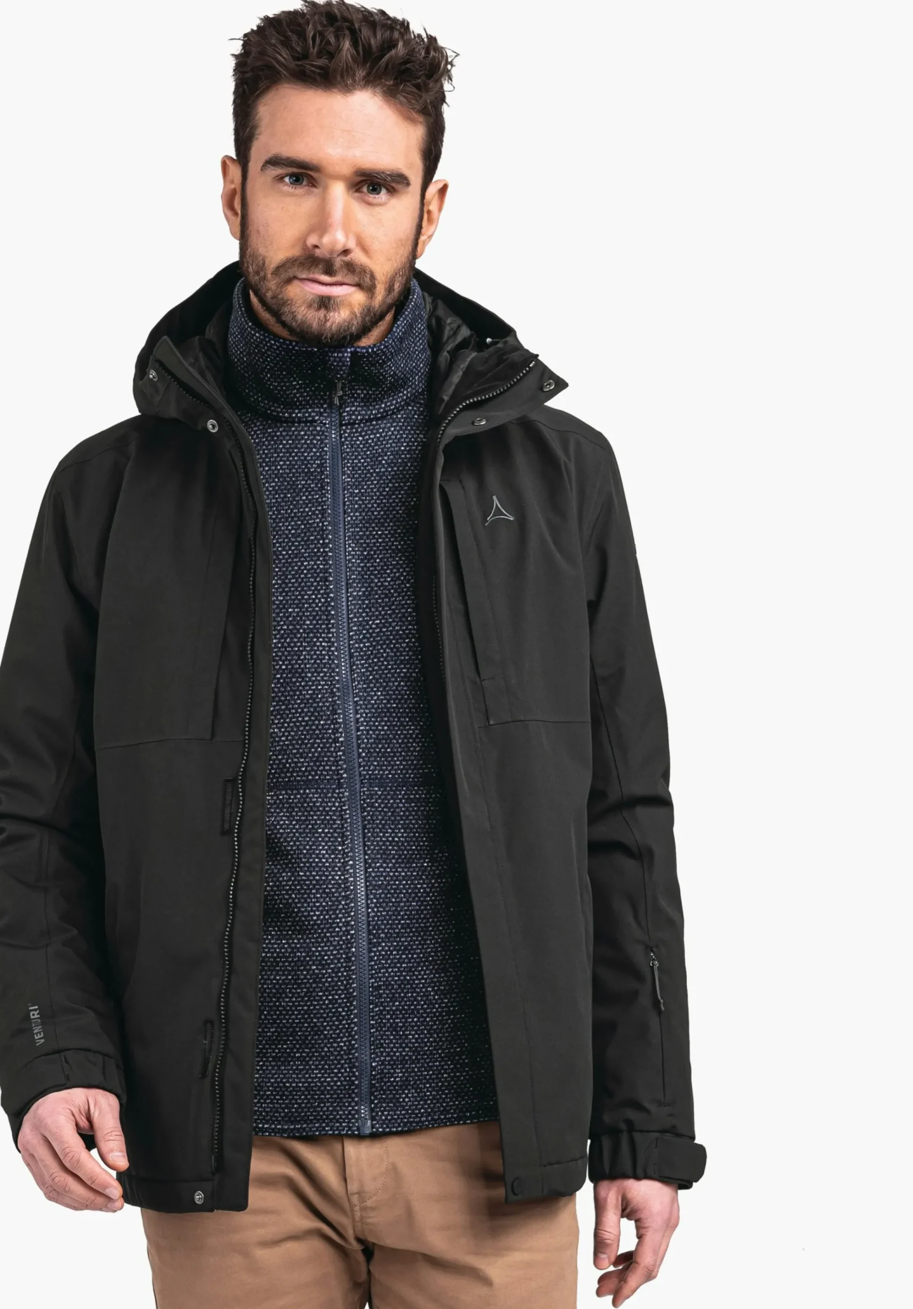 MEN SCHÖFFEL Travel/Leisure|Outdoor Jackets<Stylish and waterproof insulation jacket brown