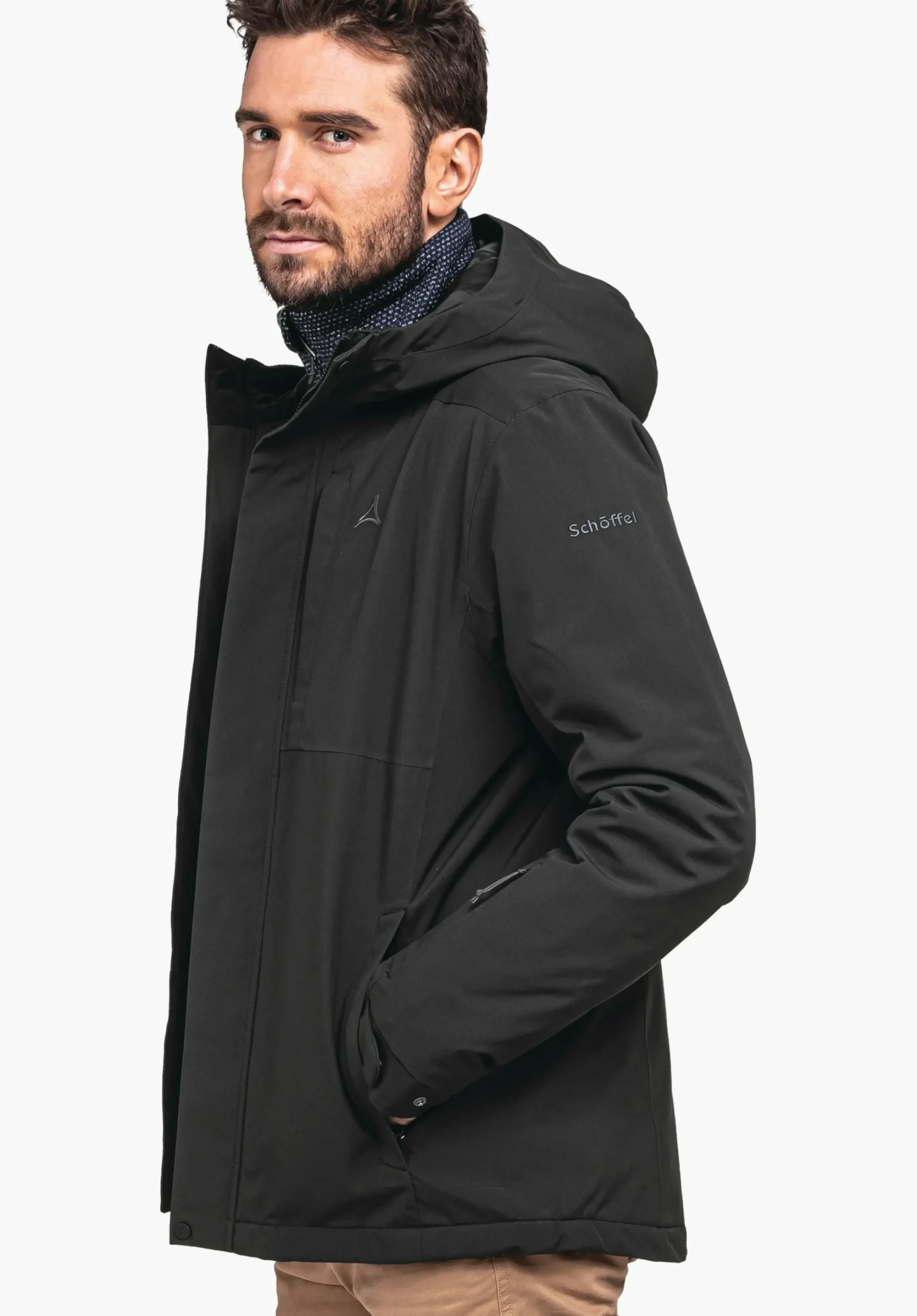 MEN SCHÖFFEL Travel/Leisure|Outdoor Jackets<Stylish and waterproof insulation jacket brown