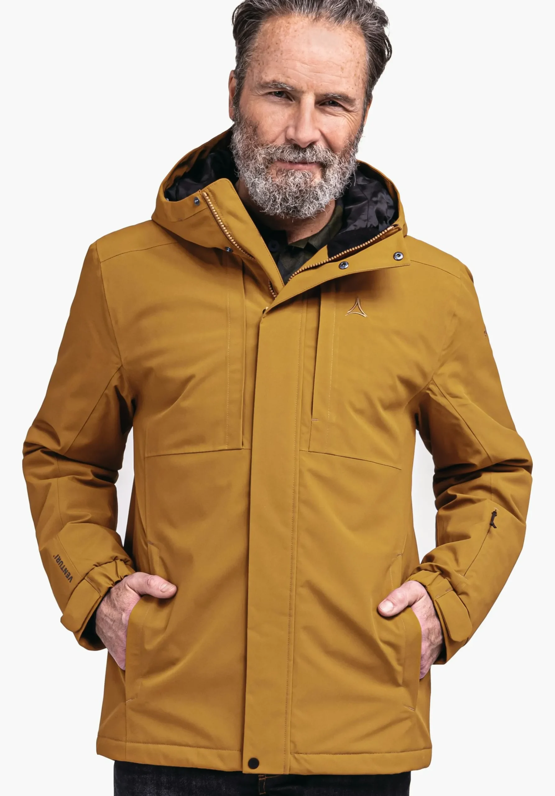 MEN SCHÖFFEL Outdoor Jackets|Travel/Leisure<Stylish and waterproof insulation jacket brown