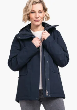 WOMEN SCHÖFFEL Travel/Leisure|Outdoor Jackets<Stylish and waterproof insulation jacket blue