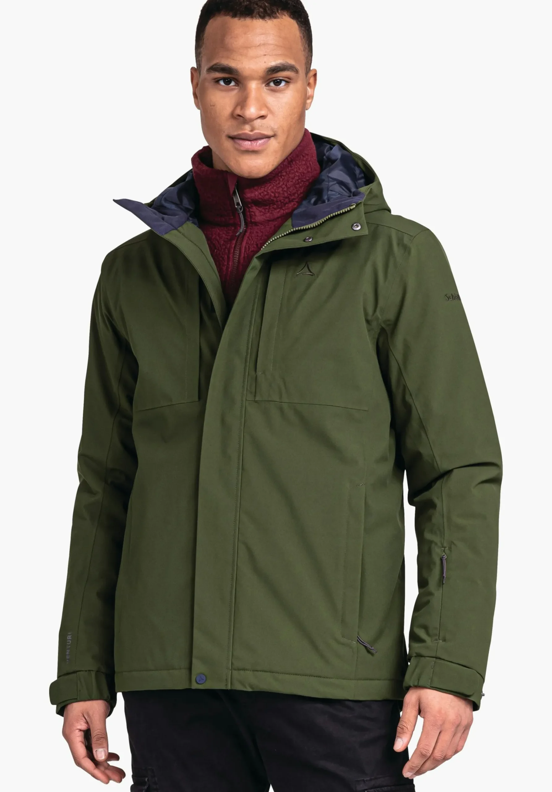 MEN SCHÖFFEL Travel/Leisure|Outdoor Jackets<Stylish and waterproof insulation jacket brown