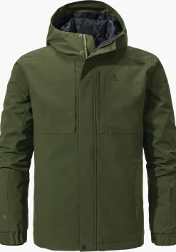 MEN SCHÖFFEL Travel/Leisure|Outdoor Jackets<Stylish and waterproof insulation jacket brown