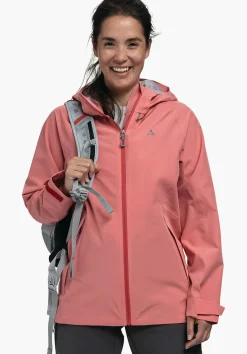 WOMEN SCHÖFFEL Outdoor Jackets<Super breathable hiking jacket rosa