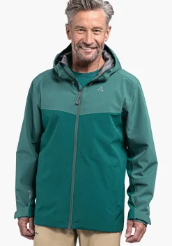 MEN SCHÖFFEL Outdoor Jackets<Super breathable hiking jacket blau