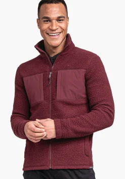 MEN SCHÖFFEL Travel/Leisure<Super warm recycled fleece jacket red