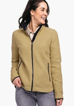 WOMEN SCHÖFFEL Travel/Leisure<Super warm recycled fleece jacket beige